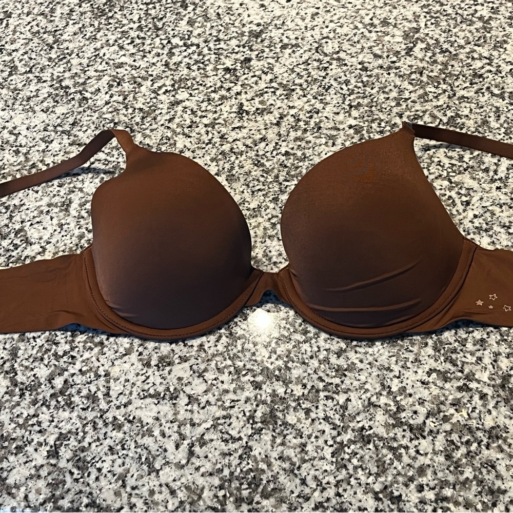 Aerie Lightly Padded Real Me Brown Bra - 34B